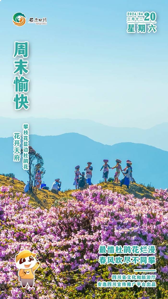 安逸四川日历海报｜最惜杜鹃花烂漫<strong></p>
<p>安逸花</strong>，春风吹尽不同攀