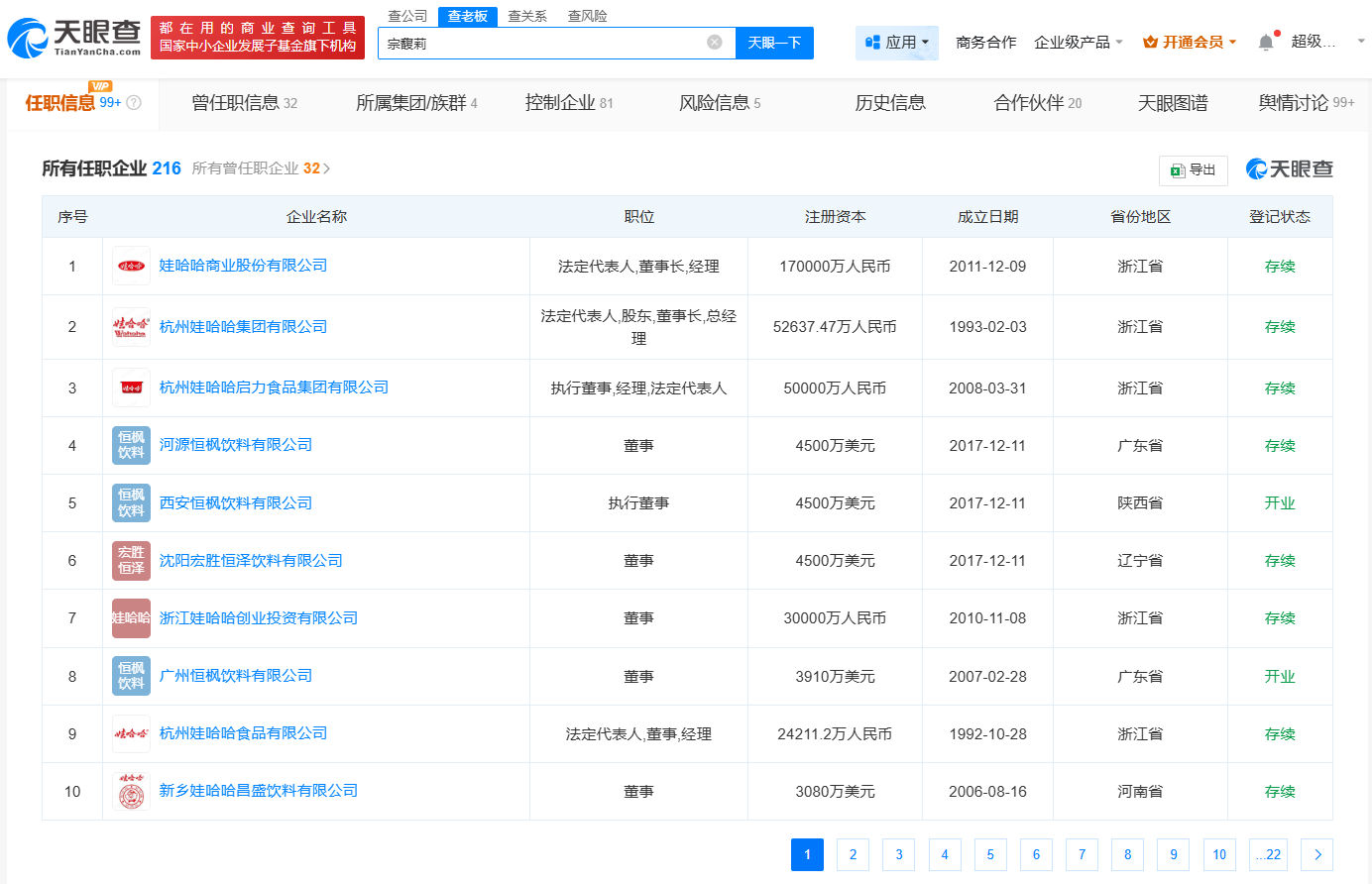 娃哈哈创始人宗庆后的女儿宗馥莉名下多家娃哈哈公司更名为宏胜<strong></p>
<p>币投所</strong>！被三名自称“同父异母弟妹”在香港法庭起诉