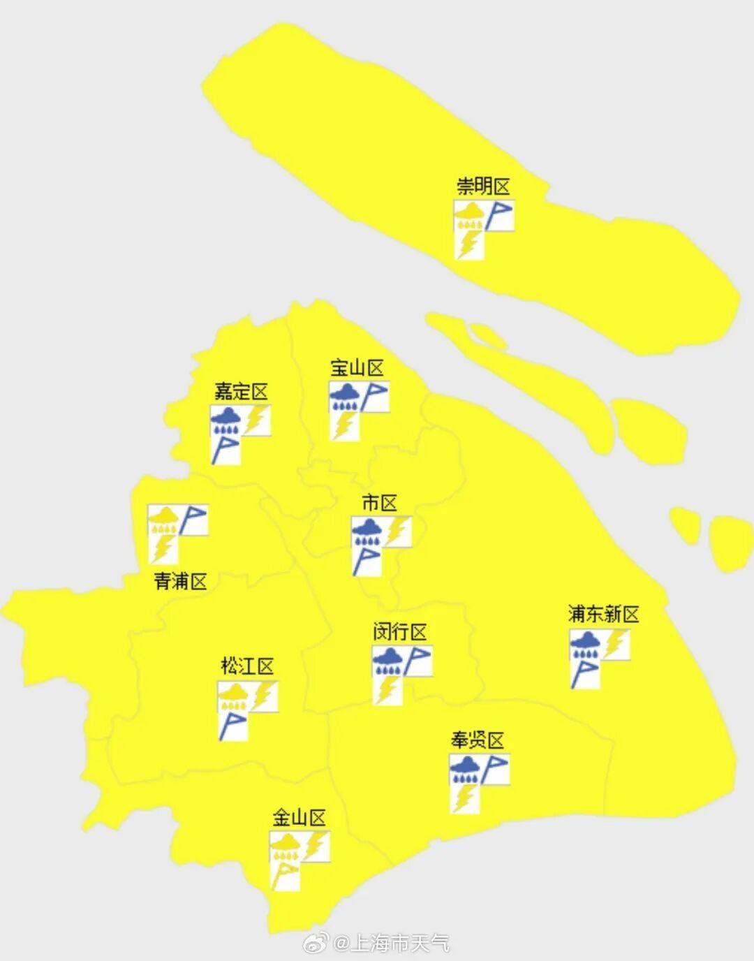 上海天气大转折！降温！预警群魔乱舞<strong></p>
<p>永旺币</strong>，风雨雷电集齐，大暴雨来了